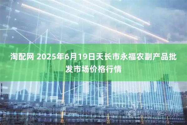 淘配网 2025年6月19日天长市永福农副产品批发市场价格行情